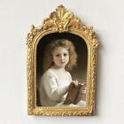 French Photo Frame Antique Ornate Decorative Embossed Tabletop and Wall Picture