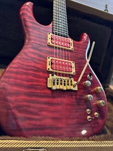 Carvin DC127T Red Quilted Maple Electric Guitar w hardshell case - 2002 model