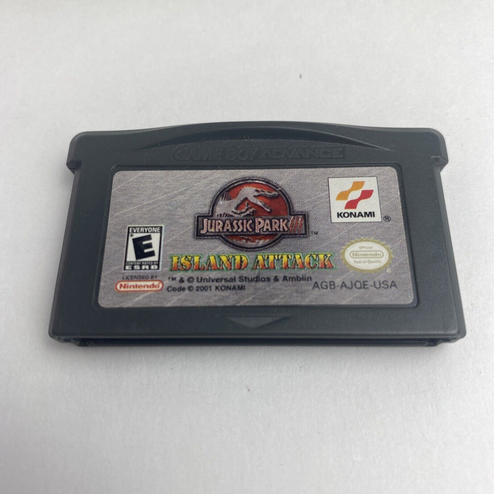 Jurassic Park III: Island Attack (Nintendo Game Boy Advance, 2001) Cartridge
