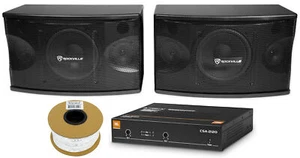 JBL CSA 2120 Power Amplifier Commercial Amp+2) 8" Wall Speakers 4 Restaurant/Bar - Picture 1 of 12