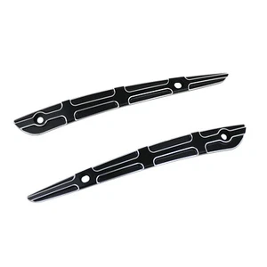 Black Windshield Windscreen Side Trim Fit For Harley Road Glide FLTRX 2015-2020 - Picture 1 of 7