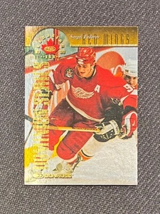 1997-98 DONRUSS DOMINION SERIES SERGEI FEDOROV GOLD UNNUMBERED /150 DETROIT - Picture 1 of 2