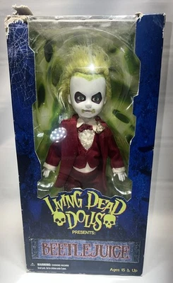 Beetlejuice - Living Dead Doll Red Tux Wedding *Damaged Box- Factory Sealed New - Image 1 of 4