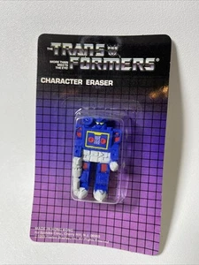 Soundwave Character Eraser Transformers 1985 Vintage Hasbro New In Package - Picture 1 of 5