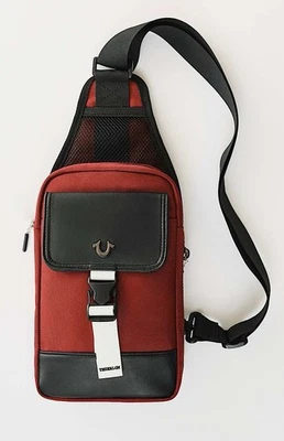 Мужская красная сумка через плечо True Religion Ivan Sling TR104679 - Изображение 1 из 4