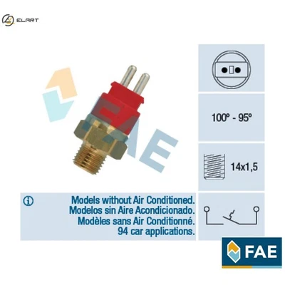 TEMPERATURE SWITCH RADIATOR FAN 36250 FOR MERCEDES-BENZ 124/T-Model/Break 190 - Image 1 of 4