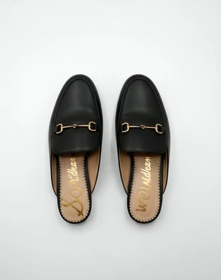 SAM Edelman Zapatillas Mujer Negro Elegante Cuero Talla 8.5 Foto 1 de 2