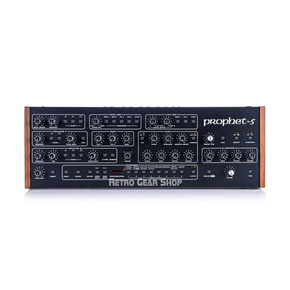 Sequential Prophet 5 Reissue Desktop Module Polyphonic Analog Synthesizer - Image 1 of 4
