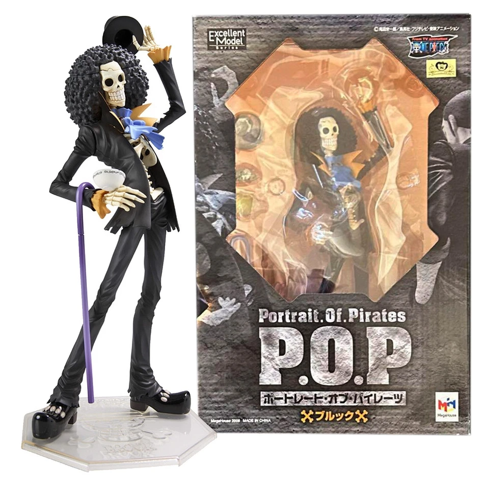 MegaHouse P.O.P Retrato de Piratas Serie ONE PIECE NEO-6 Brook Figura Nueva Foto 1 de 4