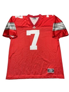 Vintage OT Sports Ohio State Buckeyes #7 Trikot Large rot Made in USA bedruckt  - Bild 1 von 10
