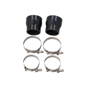 CXRacing 3" - 2.5" Straight Black Silicon Hose Coupler 2 PCS w/ T Bolt Clamps - Bild 1 von 3