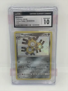 CGC 10 Pokemon Hidden Fates Magneton SV28 PSA 10 Shiny Holo Rare Gem Mint - Bild 1 von 3