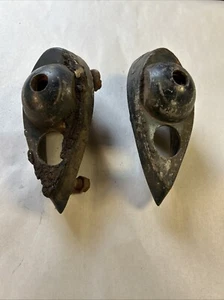 1937-1938 Desoto Chrysler Headlight Stands LH & RH #668317. Nice Set - Picture 1 of 16