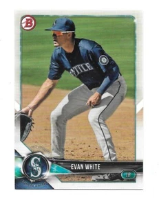 2018 Bowman Paper Prospects EVAN WHITE - SEATTLE MARINERS - #BP-98 - Picture 1 of 1