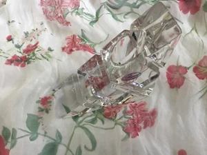 ππRogaska triangular Candle Holder lead crystal...NEW in box, BEAUTIFUL ππ - Picture 1 of 4