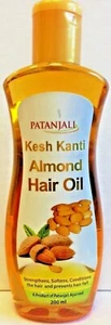 Patanjali Mandelhaaröl - 200ml - stärkt erweicht den Zustand Haar US-Verkäufer - Bild 1 von 3