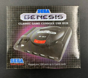 Arcade Block Sega Genesis Classic Game Console 4 Port USB Hub - NEW