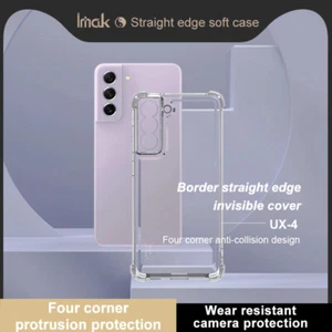 IMAK Para Samsung Galaxy S21 FE 5G Lujo Airbag Suave Transparente Estuche Cubierta - Imagen 1 de 7