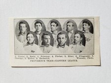 Providence Grays 1911 Team Picture Matty Fitzgerald Bob Peterson