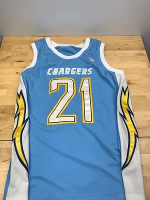 Camiseta deportiva de baloncesto Tomlinson de la NFL Sa Diego Chargers #21 para hombre 4XL azul en polvo 12395 Foto 1 de 4