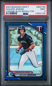Bowman Draft 2024 - Cromo Walker Jenkins #BDC-166 refractor azul/150 (RC) - Imagen 1 de 3