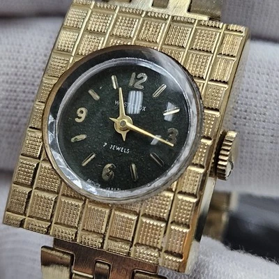 Relógio Vintage Westclox para Mulheres Tom de Ouro Raro Caso Deco Retro Manual Vento - Imagem 1 de 4