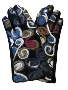 Mediterranean Concepts Womens Knit Feel Yarn Circle Texting GlovesGloves - Picture 1 of 12