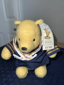 Peluche classico GUND Winnie The Pooh peluche 6" orsacchiotto marinaio - Foto 1 di 11