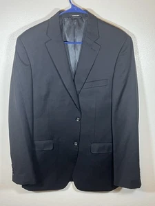 Lauren Ralph Lauren Blazer Men’s Size 44L Black Slim Fit Wool Black Label - Picture 1 of 8