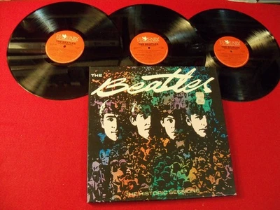 THE BEATLES 1984 TRIPLE LP BOX SET "THE HISTORIC SESSIONS"ON CLASSIC ROCK VINYL! — 第 1/4 张图片