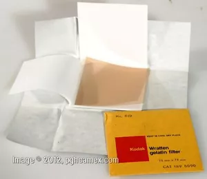 KODAK WRATTEN GELATIN FILTER 75mm X 75mm 81D - Picture 1 of 1