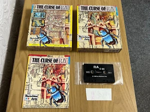 Rainbow Arts The Curse of RA Commodore 64 Game - Working -👽👾Retro Gift Idea👾 - Afbeelding 1 van 24