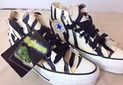 Rare Vintage USA Converse Chuck Taylor All Star Shoes Zebra Glow Youth Kids12.5