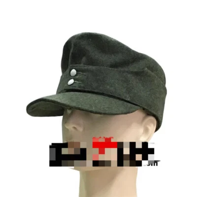 WW II German Army Summer m43 Field HBT Cloth Cap Training Hat Cosplay Prop Foto 1 de 4