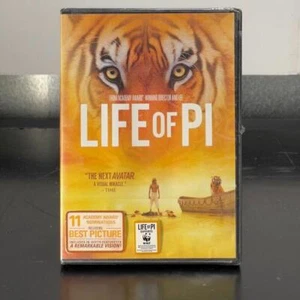 Life of Pi DVD 2012 Movie w/ Hype SEALED New - Afbeelding 1 van 7