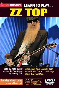 Lick Library LEARN TO PLAY Billy Gibbons ZZ TOP Texas Guitar Video Lessons DVD - Picture 1 of 1