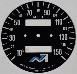 NORTON NVT LOGO SPEEDOMETER DIAL FACE MILES - Picture 1 of 1