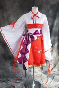 A-185 Vocaloid Miku Cosplay Disfraz Vestido Japón Kimono Set Festivo Hanabi Rojo - Imagen 1 de 8