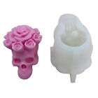 Resin Epoxy Candle Molds Silicone 3D Skull Mould Soap Wax Decor Crafts Making