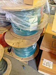 NEW 50'FT 8AWG STRANDED GREEN MTW OR THHN COPPER BUILDING WIRE - Picture 1 of 2