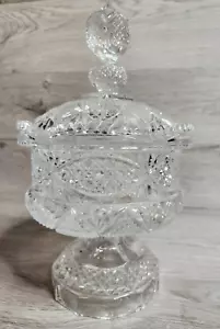 Nachtmann Bleikristall piatto/scatola caramelle cristallo 13,5" Germania raro - Foto 1 di 10