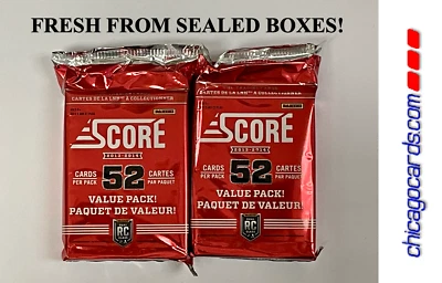 2x 2013-14 Score Hockey 52cd HOBBY JUMBO Pack Look4 Nathan MacKinnon RC AUTO - Image 1 of 4