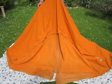 Vintage  Blacks Greenock Good Companion Tent orange Canvas bell tent