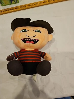 Elm Street上的噩梦 Freddy Krueger 毛绒公仔 6 英寸万圣节恐怖玩具 — 第 1/4 张图片