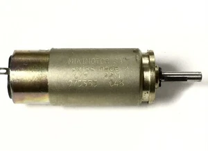 Swiss Quality FAULHABER MINIMOTOR SA 12V dc +22:1 Getriebe = 300 U/min Ausgang NOS - Bild 1 von 3