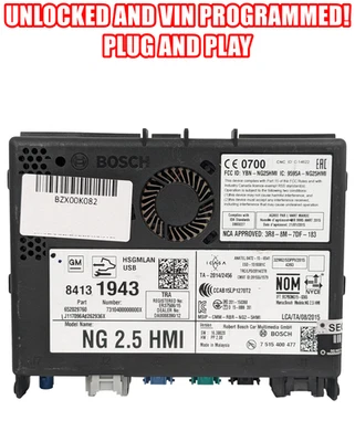 DESBLOQUEADO 17-18 Buick Chevrolet GMC Interfaz Hombre Máquina Módulo HMI Navegación Foto 1 de 4