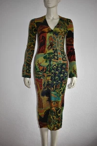 DESIGUAL ✨ Strickkleid Kleid mit buntem Motiv - INT M - NEU - Bild 1 von 6