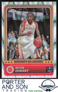 Kevin Durant RayWave Refractor 2024 Topps Chrome McDonald's All-American #45 - Picture 1 of 2