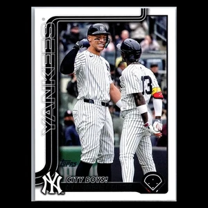 2025 Topps Update Series - #US85 Aaron Judge Jazz Chisholm Jr - New York Yankees - Picture 1 of 2