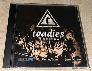 Toadies - Rock Show Dallas Texas March 27 2007 CD Rare OOP Live  - Imagen 1 de 4